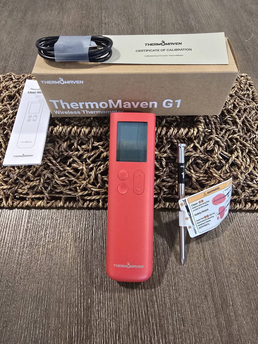 G1 Wireless Thermometer - Red